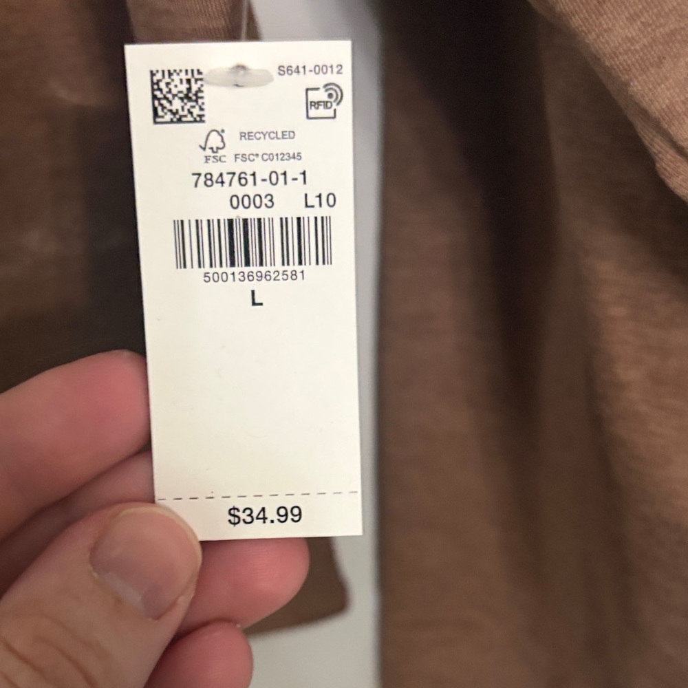 Old Navy Chocolate Brown Button-Up Sweater - Picture 2 of 2